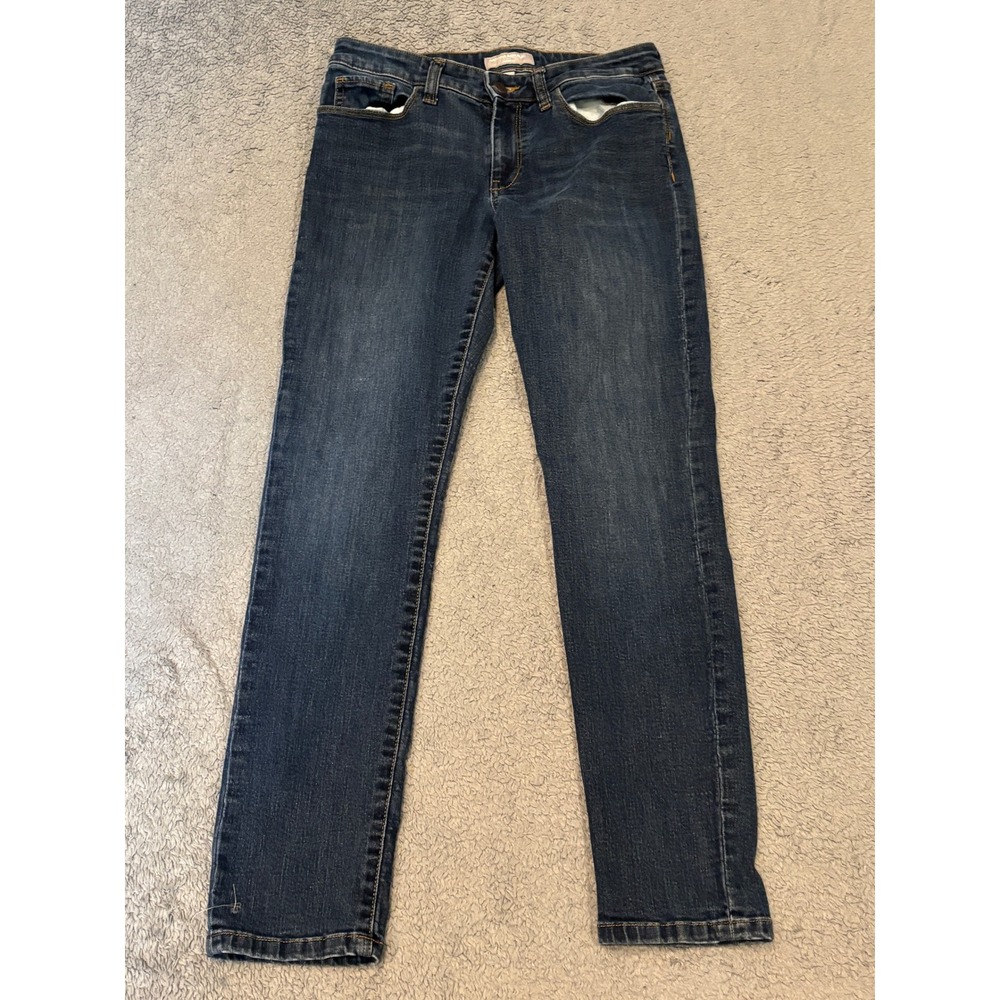 Banana Republic Skinny Fit Jeans Womens 28/6P Dark Wash Denim Petite Stretch